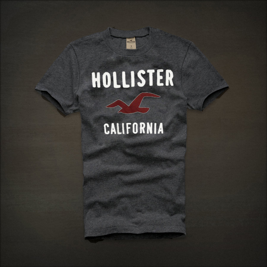 Hollister Hombres De Cuello Redondo Corto Remera HCO4335
